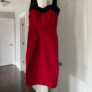 Switchblade stiletto Black and red dress